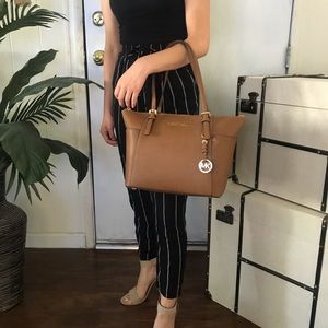 Tan Michael Kors bag
